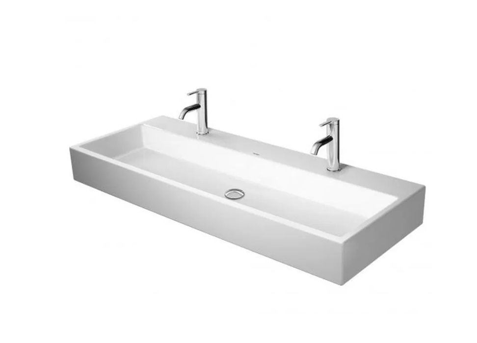 Duravit, Vero. Umywalka meblowa, podwójna, WonderGliss, 120x47 04541200431
