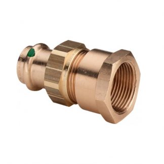 Dwuzłączka z SC 18 x 1/2" brąz / błyszcząca, model 2262. 283384