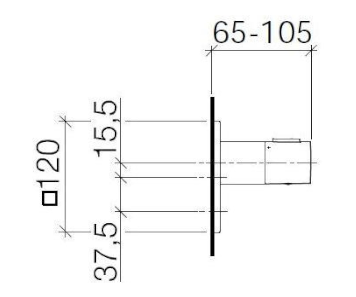 Dornbracht, Mem. Moduł termostatyczny podtynkowy z 2 wyjściami, chrom 3641678000 - obrazek 3