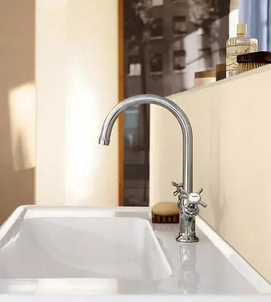 Axor, Montreux Bateria umywalkowa stojąca EcoSmart chrom 16502000 - obrazek 2