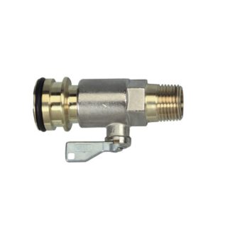 Kurek gazowy. Zawór odcinający gaz prosty 1/2 Vaillant 082776