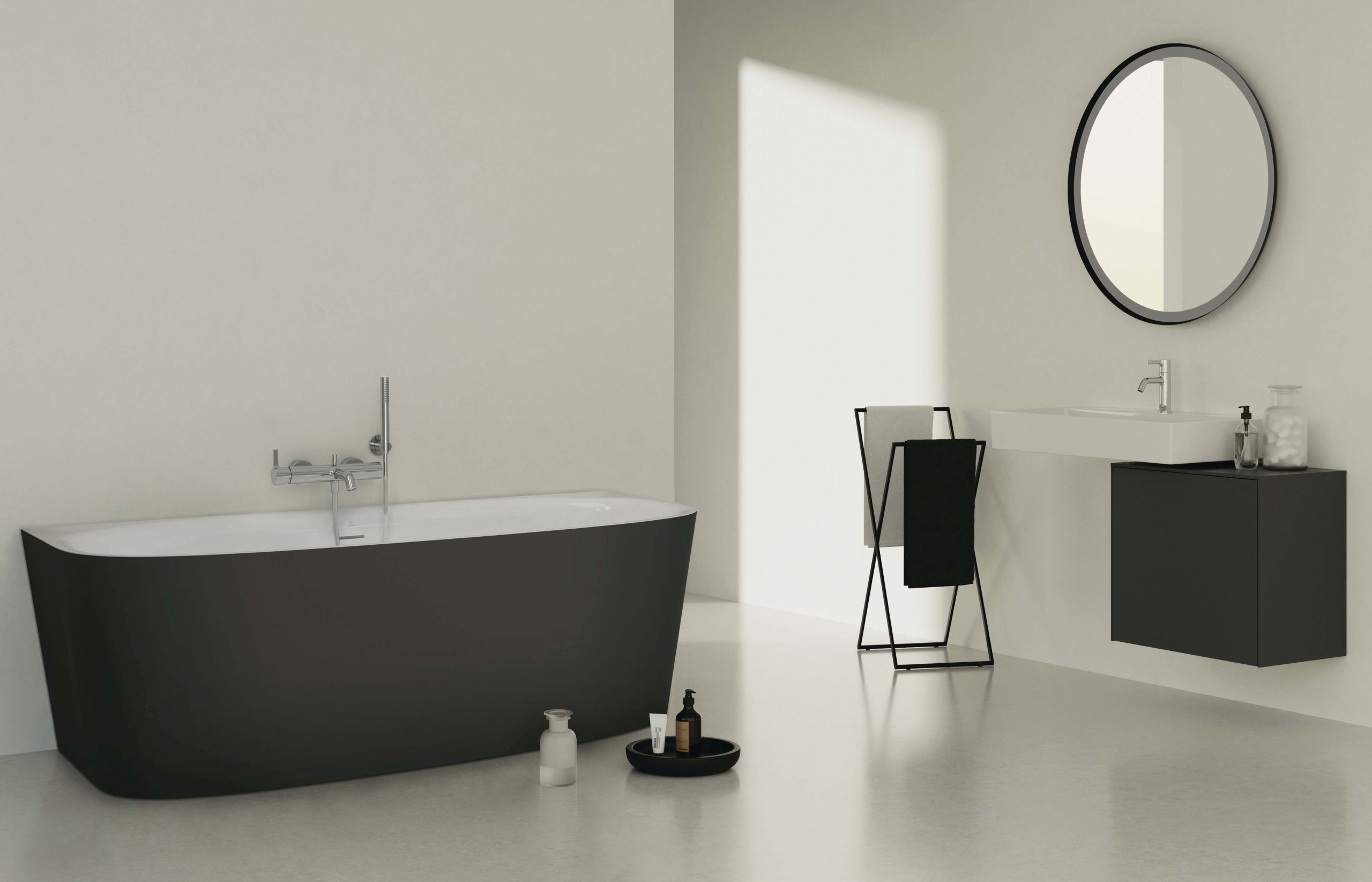 Ideal Standard Joy Bateria wannowo-natryskowa ścienna z zestawem chrom BC787AA - obrazek 4