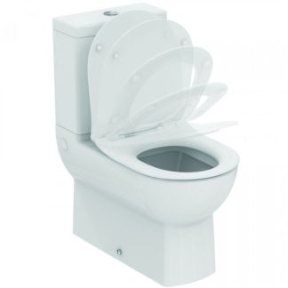 Ideal Standard Eurovit Zestaw WC toaleta kompaktowa, spłuczka i deska sedesowa T443601