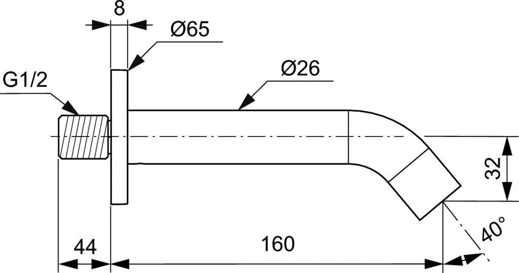 Ideal Standard Joy wylewka wannowa złota BC805A2 - obrazek 3