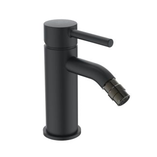 Ideal Standard Ceraline Bateria bidetowa z zestawem odpływowym czarny mat BC197XG