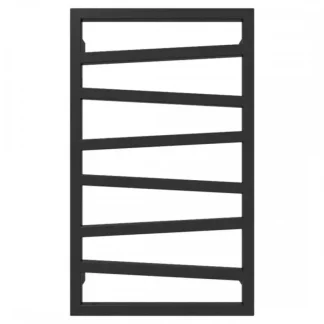 Terma ZigZag Grzejnik łazienkowy 83,5x50 cm metallic black WGZIG083050