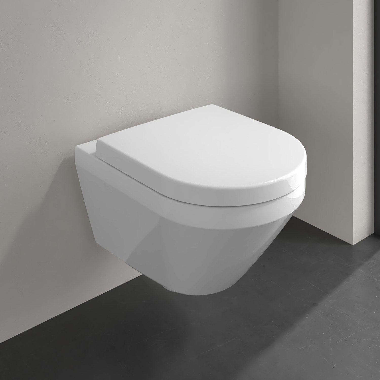 Villeroy & Boch Architectura Miska WC wisząca z deską WC biała VB-4694CL01 - obrazek 4