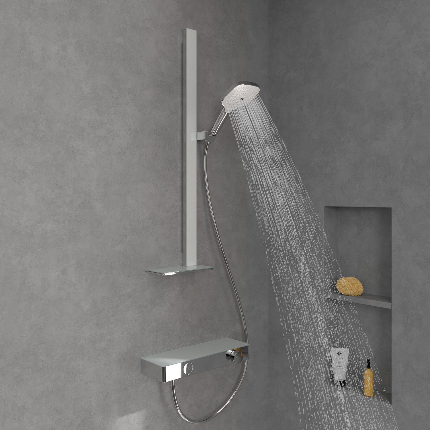 Villeroy & Boch Infinity Zestaw prysznicowy 3 rodzaje strumienia TVS11000200061 - obrazek 5