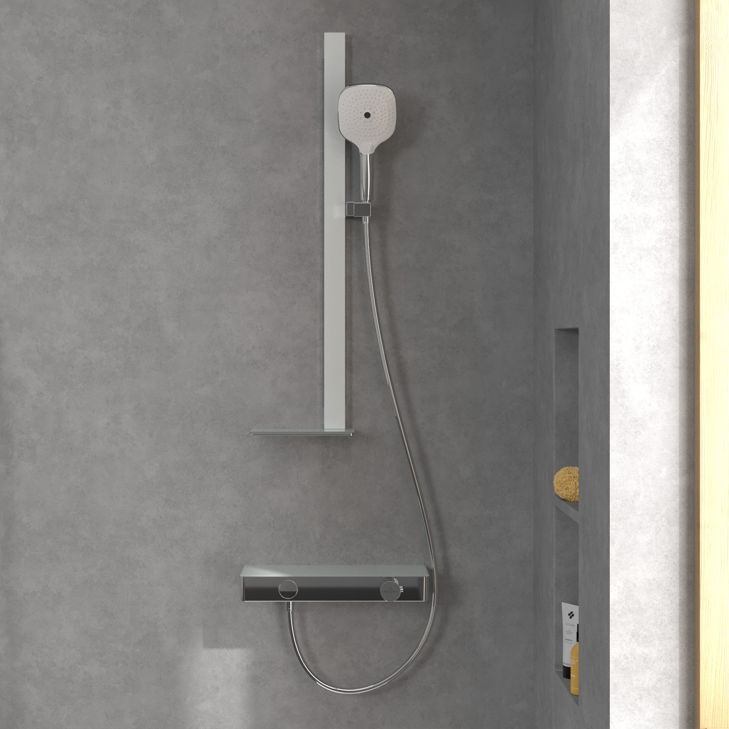 Villeroy & Boch Infinity Zestaw prysznicowy 3 rodzaje strumienia TVS11000200061 - obrazek 3
