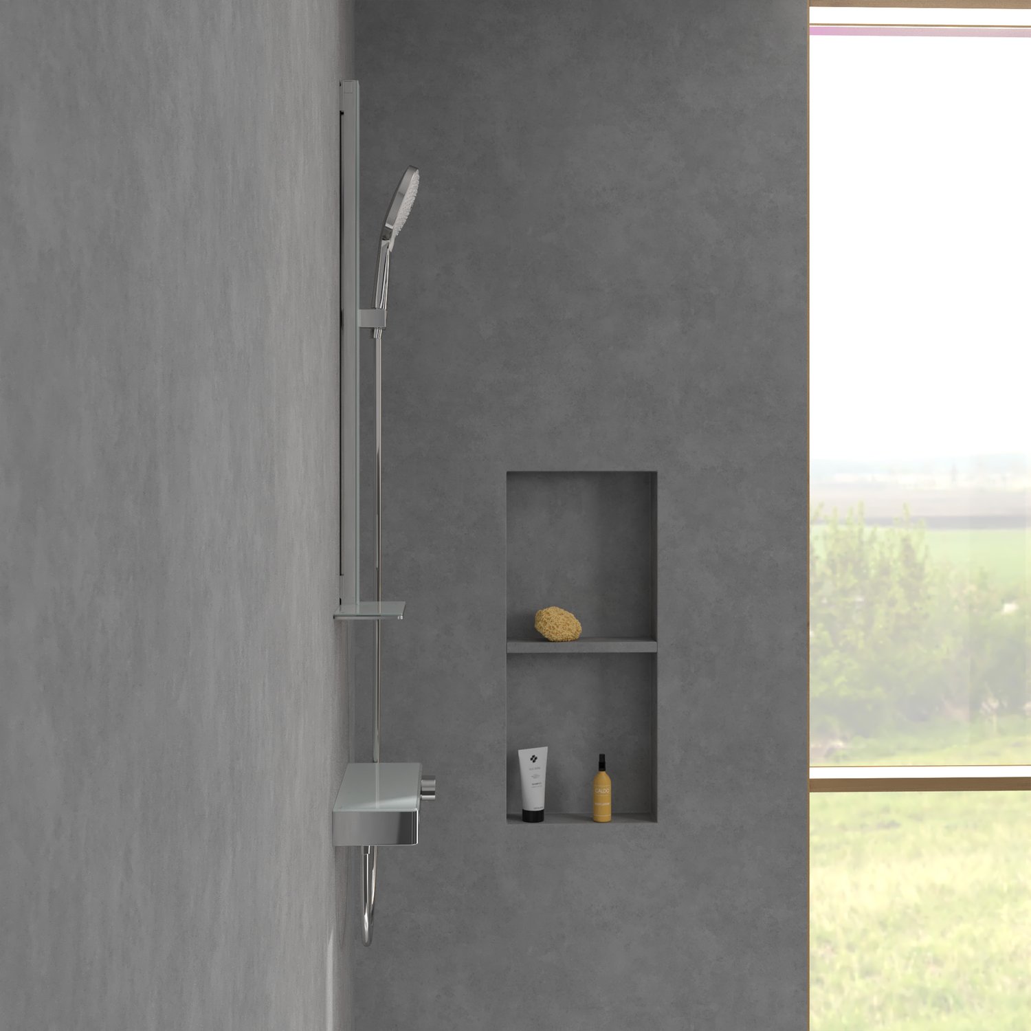 Villeroy & Boch Infinity Zestaw prysznicowy 3 rodzaje strumienia TVS11000200061 - obrazek 2