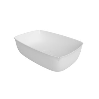 Antonio Lupi Bloom Umywalka stawiana na blat 41x61 cm biała