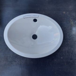 Umywalka Alape powystawowa uszkodzona z przelewem