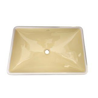 Villeroy&Boch Umywalka nablatowa stawiana biało-żółta 43x66 cm