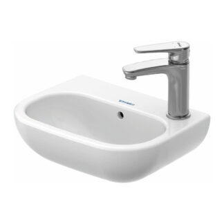 Duravit D-Code umywalka 45x34 cm ścienna półokrągła biała 07054500002