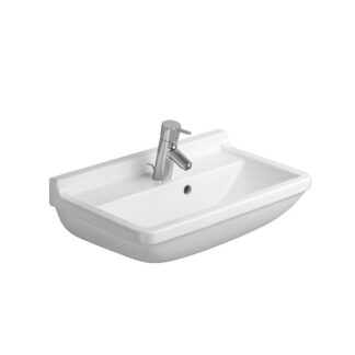 Duravit Starck 3 Umywalka Compact 60x37cm z otworem na baterię biała 0301600000