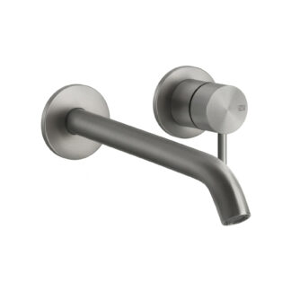 Gessi 316 Flessa 54086239 Bateria umywalkowa podtynkowa ścienna Steel Brushed długa wylewka