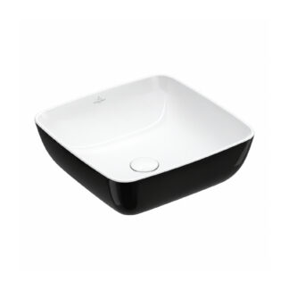 Villeroy&Boch Artis umywalka nablatowa 41 cm czarna TitanCeram kwadrat 417841BCT8