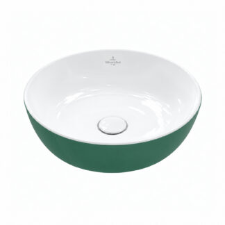 Villeroy & Boch Artis Umywalka nablatowa okrągła zielona forest 430 mm 417943BCS7