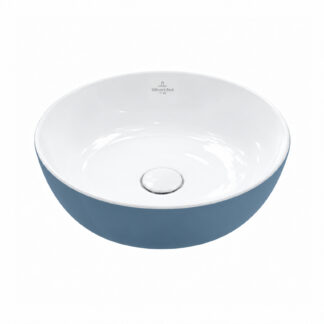 Villeroy & Boch Artis Umywalka nablatowa okrągła niebieska 430 mm 417943BCW2